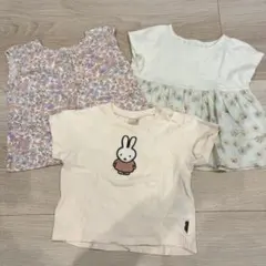 UNIQLO ポール&ジョー 他 Tシャツ まとめ売り 3枚セット 80