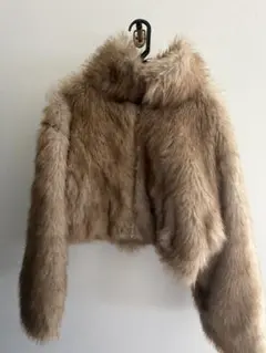 ファーコートショート丈