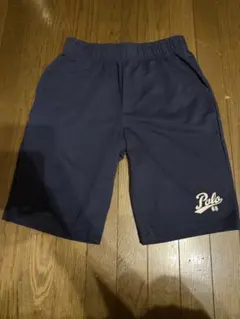 POLO ハーフパンツ L ネイビー ショートパンツ ロゴ入り メンズ