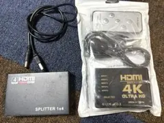 HDMIセレクタ 新品　スプリッターused セット販売　一部動作確認済み画像有