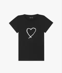 agnes b. ハートロゴ Tシャツ ブラックのサムネイル