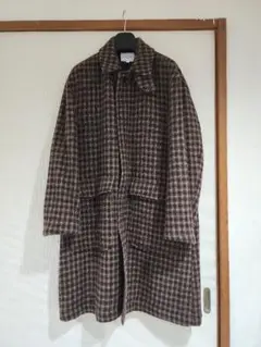 URBAN RESEARCH ハリスツイード ステンカラーコート M