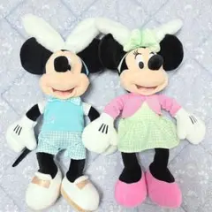 ディズニーストア ミッキーマウス ミニーマウス イースター ぬいぐるみ
