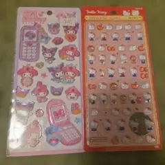 ボンボンドロップシールmini　キティ　平成はっぴーフォン　マイメロ　正規品