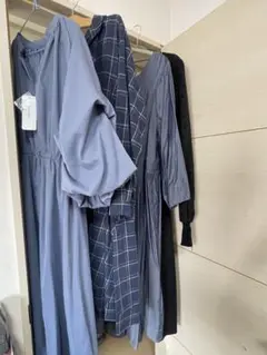 大きいサイズワンピース4着セット