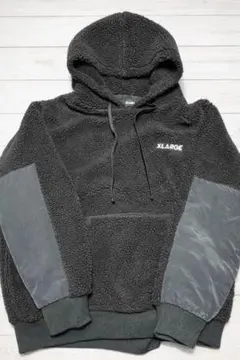 入手困難品！XLARGE フリースジャケット ブラック