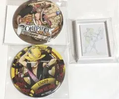 ONEPIECE 缶バッジ フレームマグネット ウソップ