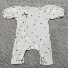 チェリー柄ロンパース・カバーオール