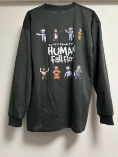 未使用　ヒューマンフォールフラット　プルオーバー　トレーナー　LL メンズ　黒