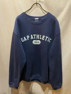 GAP ATHLETIC オーバーサイズ　フェード　スウェットシャツネイビー S