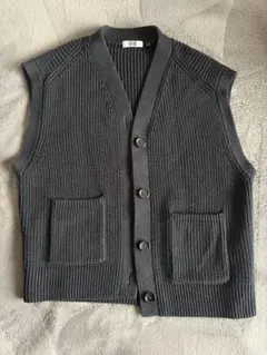 UNIQLO U Vネックカーディガン L ブラック