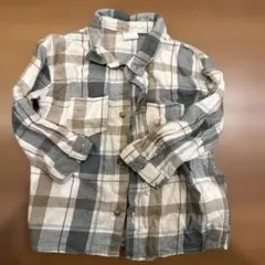 H&M チェック柄シャツ 12M