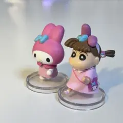 ガチャガチャ　クレヨンしんちゃん　サンリオ　ネネちゃん　マイメロ