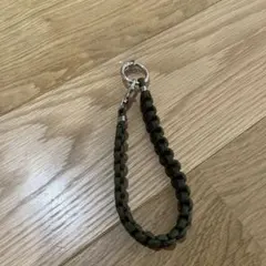 [35]パラコード チャーム ハンドストラップ スマホ落下防止