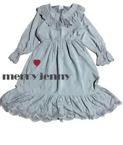 メリージェニー merry jenny 長袖 ワンピース フレア フリーサイズ