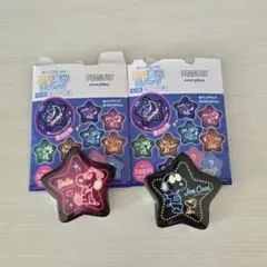 PEANUTS 星型蓄光缶バッジ 2個セット
