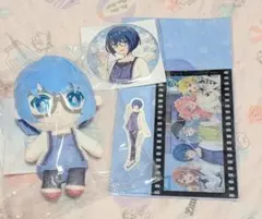 プロセカはぴこれ　桐谷遥　ぬいぐるみと缶バッジとチケットホルダーと特典ステッカー