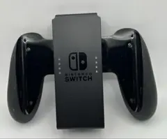 【中古】Nintendo Switch Joy-Con グリップ 黒　A-1