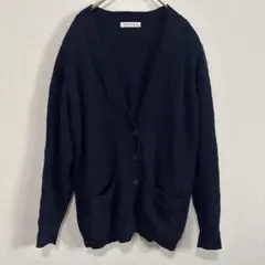 ROGICA ネイビー カーディガン Ｖネック