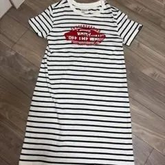VANS ストライプ ミニワンピース　チュニック　 Mサイズのサムネイル