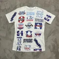 値下 ☆ マルチプリント tee ☆ USA製 XL 初期モノ パンク シュプ 