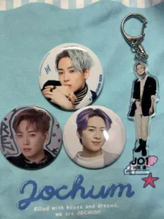 川尻蓮 缶バッジ アクキー JO1