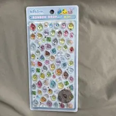 しずくちゃん　ボンボンドロップシール　ミニ　　カラフル　ボンドロ