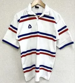 美品　90s 00s　SUZUKI　スポーツ　半袖　ラガーシャツ　メンズ　Oのサムネイル