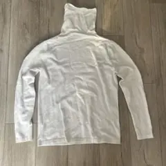 ホワイト タートルネック ニット 長袖