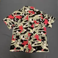 美品　サンサーフ　和柄　アロハシャツ 鯉柄　兜　龍 Lot No. SS39014 / RAYON HAWAIIAN SHIRT “FIGHTING TIGER