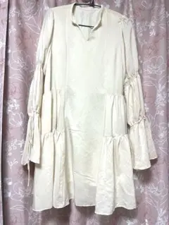 idem/ワンピース/アイボリー/ミニ丈