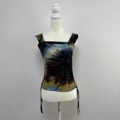 Y2K Cecilia スパンコール　ノースリーブのサムネイル