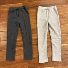 Bee des Bee 裏起毛レギンス 120cm 2枚セット