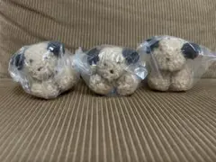 てのひらわんこぬいぐるみブラウンMIX3点セット