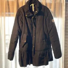 ポンポネット ネイビー コート フリル裾