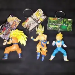 ドラゴンボールZ リアルフィギュアキーホルダー〜スーパーサイヤ人集結