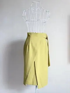TONAL ダブルクロス ハイウェスト スリット タイトスカートのサムネイル