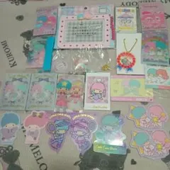 サンリオ　リトルツインスターズ　キキララ　アクスタグミ　ウエハースカード　セット