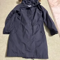 Columbia ネイビー マウンテンコート ファー付き　レディース　L