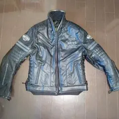 BATES ベイツ　LEATHERS バイクジャケット 春秋用　ブラック　XXLのサムネイル