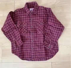 ☆UNIQLO／ユニクロキッズ #ネルシャツ【130cm】赤×紺×白 #チェック