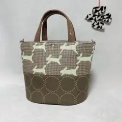 ミナペルホネン カーニバル ブガッティ型バッグ 新品 ハンドメイド