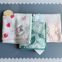 タオルハンカチ　4枚セット