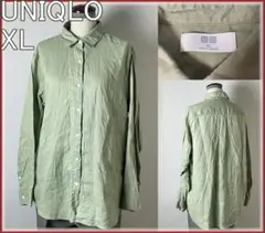 並品★【定価2,990円】UNIQLO ユニクロ プレミアムリネン シャツ XLのサムネイル