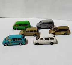 TOMIKA トミカ　ワンボックスカー　ミニバン　6台セット　傷あり　まとめ売り