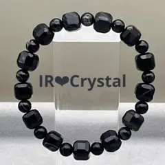 オニキス キューブ ブレスレット　8mm