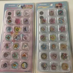 サンリオ　日焼け　おはじきシール　キラコロ　カミオジャパン　2点　クロミ