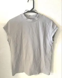 無印良品 フレンチスリーブTシャツ M シルバーグレー クルーネック 半袖のサムネイル