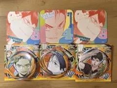 ハイキュー　ファンパーク　缶バッジ　コースター　烏野高校　影山　西谷　清水　武田