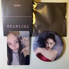 blackpink deadline jennie ジェニ　 トレカ　缶バッジ